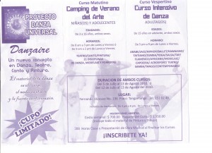 Camping de Arte y Danza b