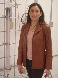 La Dra. Berenice Celis de la División de Ciencias Ambientales