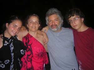Irene Castaño en familia